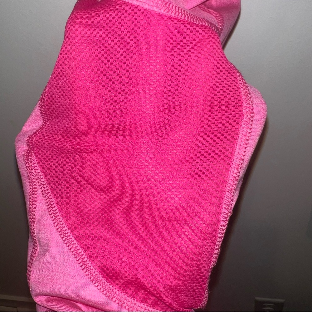 Nike Women’s Small Pink Capri Epic Fast Leggings Training Dri-Fit NWT Pockets - Picture 7 of 11